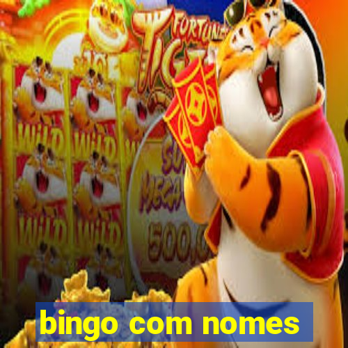 bingo com nomes